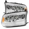 Alpharex NOVA-Series Projector Headlights (Chrome W/ DRL) - Dodge Ram 2500HD 10-18