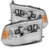 Alpharex PRO-Series Projector Headlights (Chrome W/ DRL) - Dodge Ram 2500HD 10-18