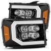Alpharex NOVA-Series Projector Headlights (Chrome W/ DRL) - GMC Sierra 3500HD 07-14