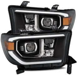 Alpharex PRO-Series Projector Headlights (Black) - Toyota Sequoia (w/o Level Adjuster) 08-13