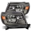 Alpharex LUXX-Series Projector Headlights (Alpha Black W/ DRL) - Toyota Tacoma 05-11