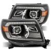 Alpharex PRO-Series Projector Headlights (Black W/ DRL) - Toyota Tacoma 05-11