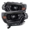 Alpharex PRO-Series Projector Headlights (Alpha Black W/ DRL) - Toyota Tacoma 12-15