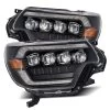Alpharex NOVA-Series Projector Headlights (Black W/ DRL) - Toyota Tacoma 12-15