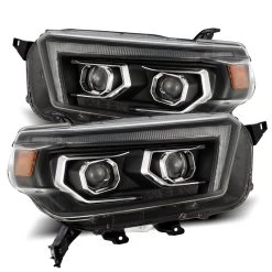 Alpharex LUXX-Series Projector Headlights (Black W/ DRL) - Toyota 4Runner 10-13