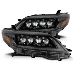 Alpharex NOVA-Series Projector Headlights (Alpha Black W/ DRL) - Toyota Sienna 11-20