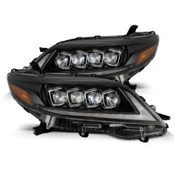 Alpharex NOVA-Series Projector Headlights (Black W/ DRL) - Toyota Sienna 11-20