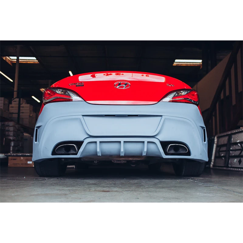 ARK Performance Solus Rear Bumper (Fiberglass) - Hyundai Genesis Coupe 10-16 - Image 2