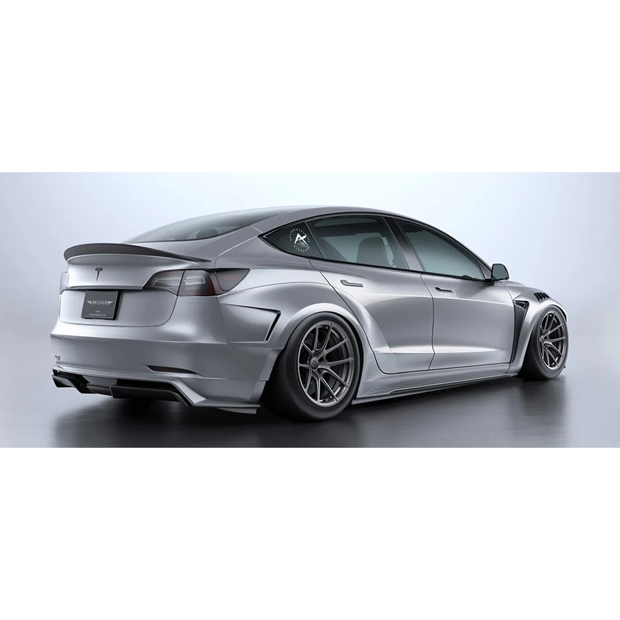 Artisan Spirits Black Label Rear Over Fender Kit (FRP) - Tesla Model 3 18-23