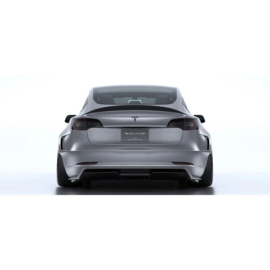 Artisan Spirits Black Label Rear Over Fender Kit (FRP) - Tesla Model 3 18-23 - Image 2