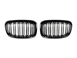 Autotecknic Dual Slats Glazing Black Front Grill - BMW F20 1 Series