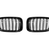 Autotecknic Glazing Black Front Grills - BMW F25 X3 LCI / F26 X4