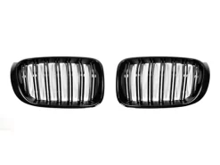 Autotecknic Glazing Black Front Grills - BMW F25 X3 LCI / F26 X4