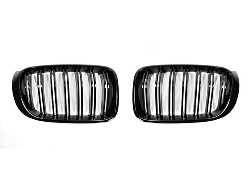 Autotecknic Glazing Black Front Grills - BMW F25 X3 LCI / F26 X4