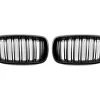 Autotecknic Dual Slats Stealth Black Front Grill - BMW F15 X5 / F85 X5M / F16 X6 / F86 X6M