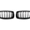 Autotecknic Dual Slats Stealth Black Front Grill - BMW F30 3 Series