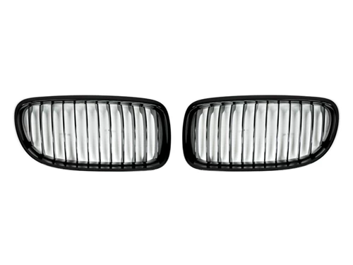 Autotecknic Glazing Black Front Grills - BMW E90 / E91 3 Series LCI