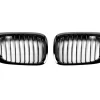 Autotecknic Glazing Black Front Grills - BMW E46 3 Series (Pre Facelift)