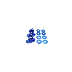 Dress Up Bolts Titanium Hardware Trunk Kit - BMW E9X 335i 07-13 (Blue)