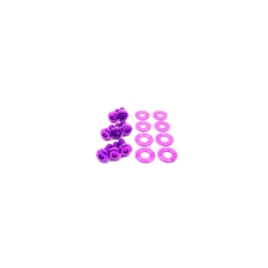 Dress Up Bolts Titanium Hardware Trunk Kit - BMW E9X 335i 07-13 (Purple)