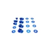 Dress Up Bolts Titanium Hardware Hood Kit - BMW E82 135i 07-12 (Blue)