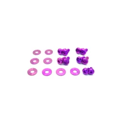 Dress Up Bolts Titanium Hardware Trunk Kit - BMW E82 135i 07-12 (Purple)