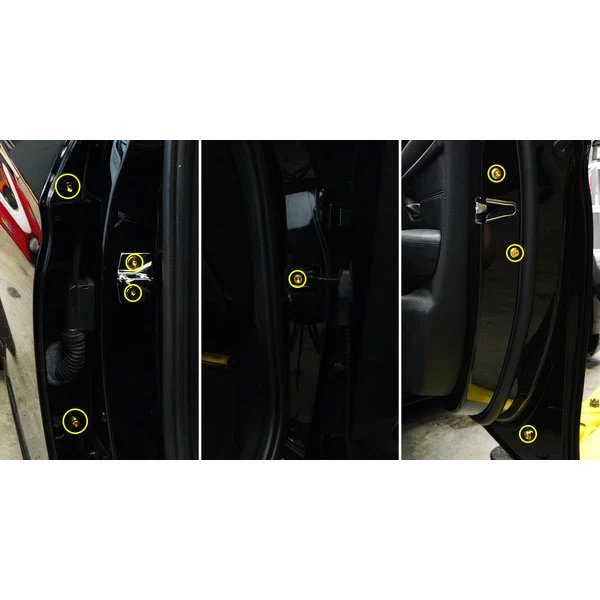 Dress Up Bolts Titanium Hardware Door Kit - BMW F30 335i 12-15 (Gold) - Image 2