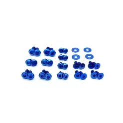 Dress Up Bolts Titanium Hardware Door Kit - BMW F80 M3 (2014-2018) (Blue)