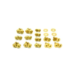 Dress Up Bolts Titanium Hardware Door Kit - BMW F80 M3 (2014-2018) (Gold)