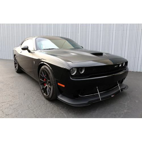 APR Performance Carbon Fiber Wind Splitter With Rods - Dodge Challenger Hellcat 2015-Up - Image 2