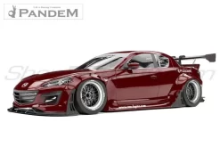 Pandem Front Canards - Mazda RX-8 09-10