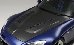 J's Racing Type V Ventilated Bonnet (CFRP) - Honda S2000 00-09