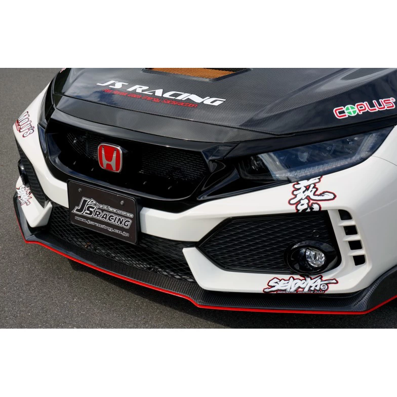 J's Racing Front Sports Grill (FRP) - Honda Civic Type R FK8 17-21 - Image 3