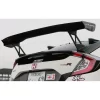 J's Racing 3D GT Wing (Type 1 / Wet Carbon / 1600mm) - Honda Civic Type R FK8 17-21
