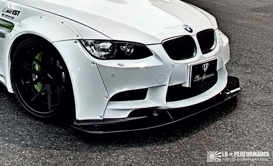 Liberty Walk Front Diffuser (CARBON) - BMW M3 E92