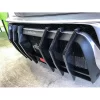 Liberal WRX Addiction Rear Bumper Blade / Vertical Fin Set (Carbon) - Subaru WRX / STI VA 15-21