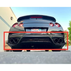 N-Tune Spec T Rear Bumper Lower Diffuser Cover (Carbon Fiber) - Nissan GT-R R35 17-22