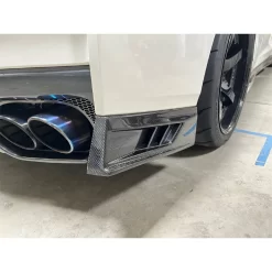N-Tune Spec T Rear Bumper Lower Bumper Side Cover (Carbon Fiber) - Nissan GT-R R35 17-22