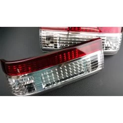 Phase 2 Motortrend 2 Piece Rear Tail Light Kit (Crystal / LED Version) - Toyota Corolla AE86 GTS