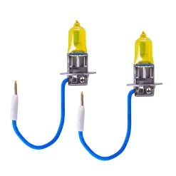 PIAA Solar Yellow Halogen Bulb Twin Pack - H3 (2 Piece Set / 2500K)