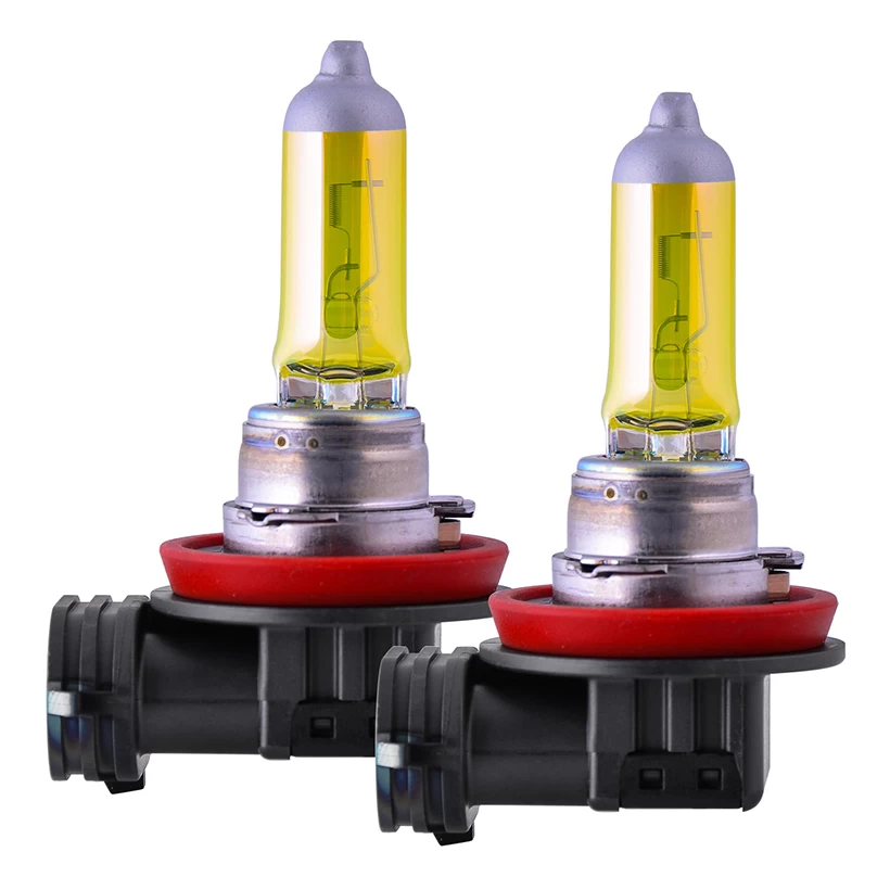 PIAA Solar Yellow Halogen Bulb Twin Pack - H8 (2 Piece Set / 2500K)