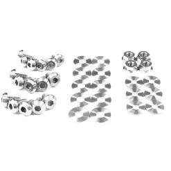 Dress Up Bolts Titanium Hood Kit - Pontiac Firebird / Trans Am F-Body 98-02 (Polished)