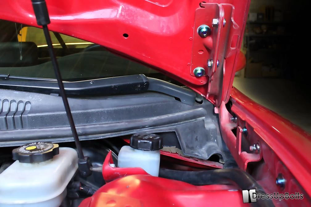 Dress Up Bolts Titanium Hood Kit - Pontiac Firebird / Trans Am F-Body 98-02 (Gold) - Image 3