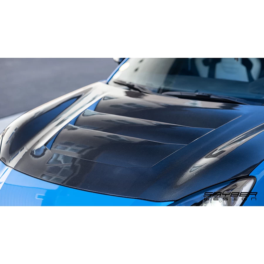 Sayber Design Super GT Hood (FRP) - Subaru BRZ / Toyota GR86 2022+ - Image 5