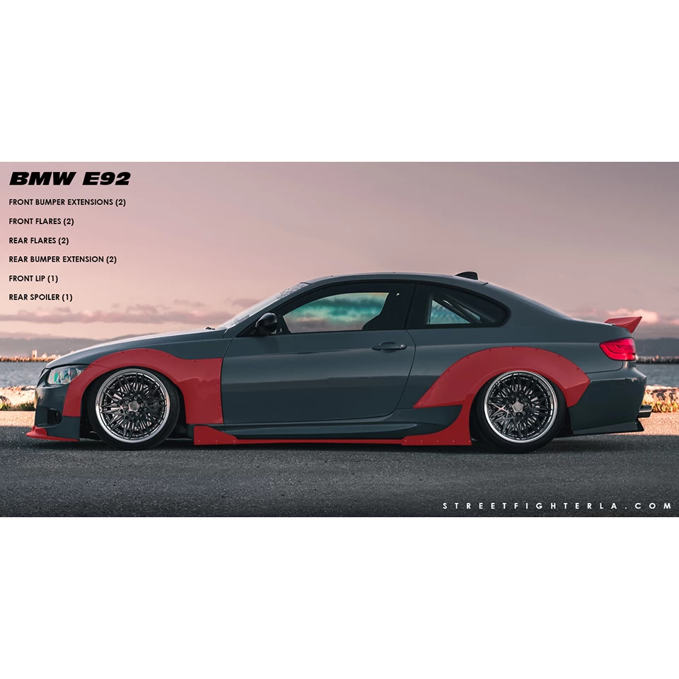 STREETFIGHTER LA Wide Body Kit (Full Kit) - BMW 3-Series E92 Coupe LCI (M-Sport) Models - Image 8
