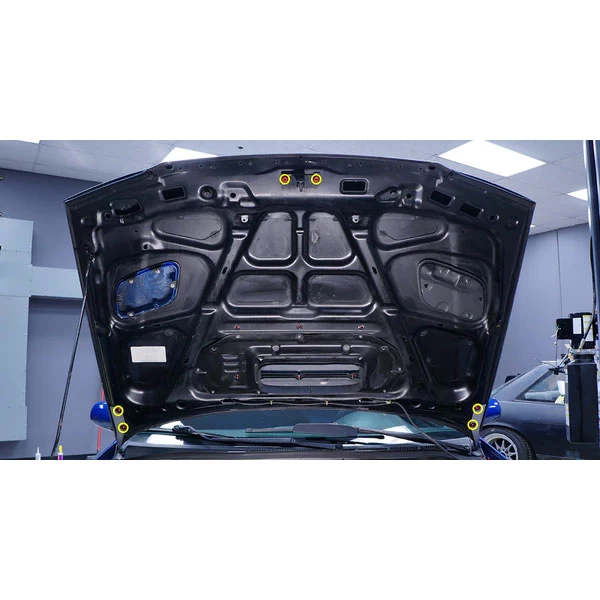 Dress Up Bolts Titanium Hardware Hood Kit - Subaru Impreza GC8 92-01 (Black) - Image 2