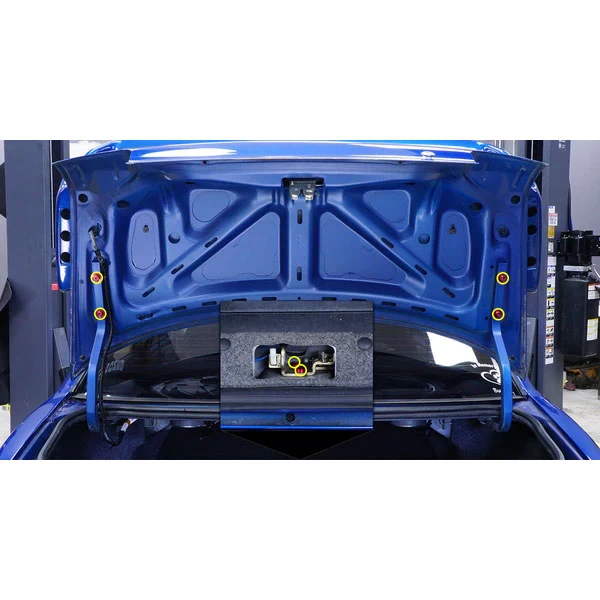 Dress Up Bolts Titanium Hardware Trunk Kit - Subaru Impreza GC8 92-01 (Blue) - Image 2