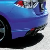 Chargespeed Half Type Rear Bumper Side Cowl (FRP) - Subaru WRX STI 08-13