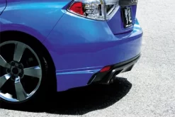 Chargespeed Half Type Rear Bumper Side Cowl (FRP) - Subaru WRX STI 08-13