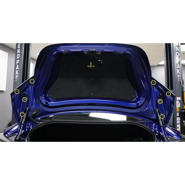 Dress Up Bolts Titanium Hardware Trunk Kit - Toyota GR86 / Subaru BRZ 2022+ - Image 2